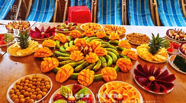 易視界精英集體實(shí)現(xiàn)水果自由日，享受水果的甜